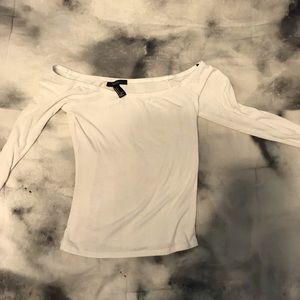 White Off-Shoulder Top
